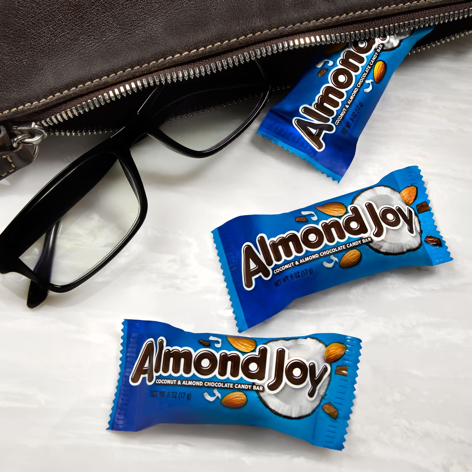Almond Joy Coconut & Almond Chocolate Candy Bars & Miniatures, Snack Size, .6 oz (10 Count)