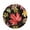 Black, variant on Welcome Sign for Front Door,Fall Maple Leaf Round Metal Welcome Front Porch Decoration,Thanksgiving Botanical Leaves Black Wall Hanging Sign for Living Room Kitchen Hallway Housewarming Gift 6''