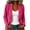 Hot Pink, variant on AKOEE Business Casual Outfits Women Long Sleeve Blazer Suit Jacket with Pockets Notched Collar Work Office Wear (2XL, Brown)