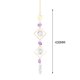 thumbnail image 3 of Metal Rainbow Collection Hanging Sun Crystal Prisms Home Wall Decor (K), 3 of 5
