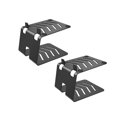 thumbnail image 4 of Bunblic 2x Desk Speaker Stand Base Heavy Duty Shock Absorption Table Mount Holder Small Speaker Rack for Studio Study Room Office Style A, 4 of 8