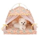 thumbnail image 4 of ZK20 Pet Dog Tent House Floral Print Enclosed Cat Tent Bed Indoor Folding Portable Comfortable Kitten Bed Kennel For Small Pets ShopWise Round, 4 of 16