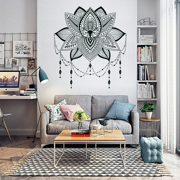 Mandala flower wall art hotsell
