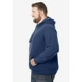 thumbnail image 4 of KingSize Men's Big & Tall Fleece Pullover Hoodie - 2XL, Navy, 4 of 6