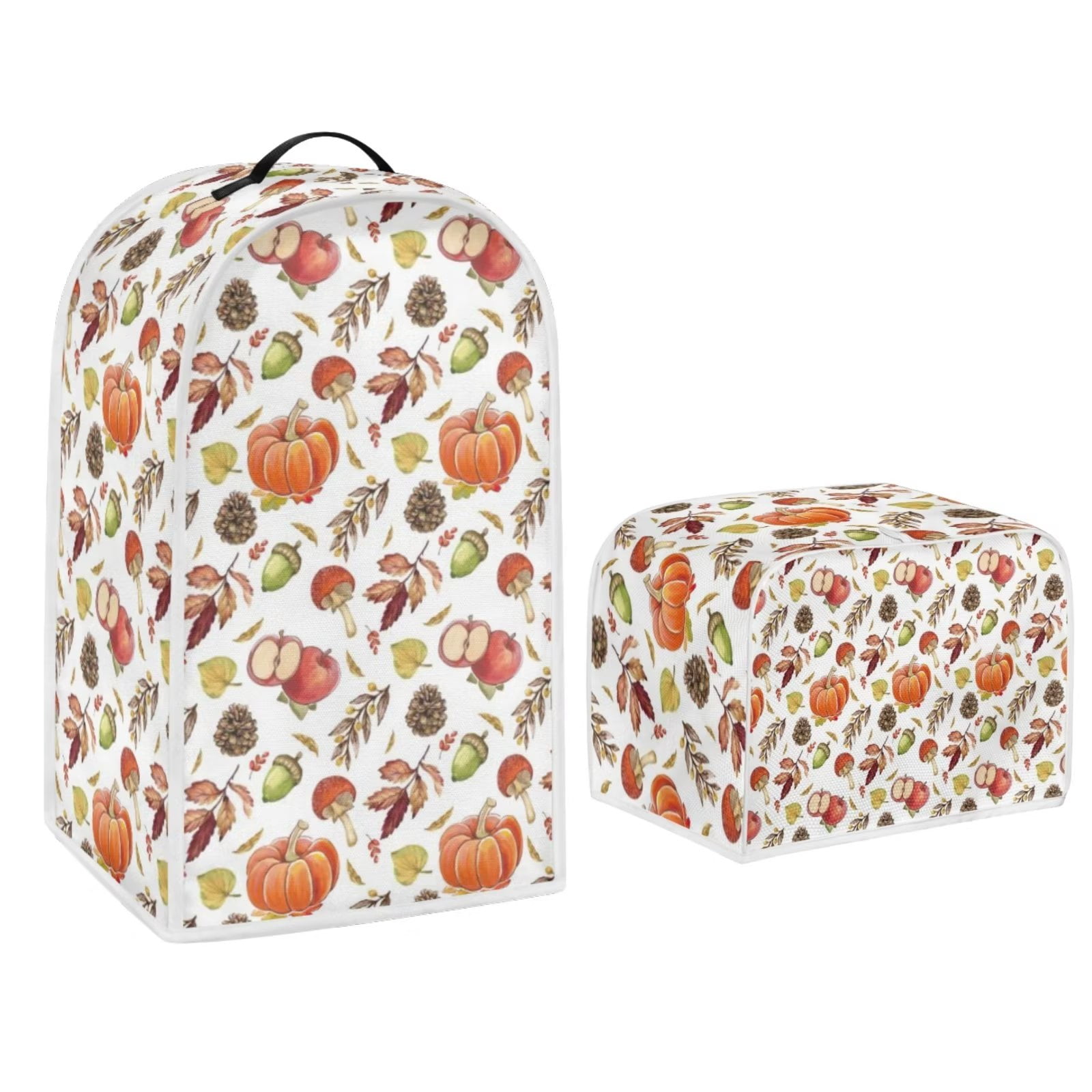 Renewold Blender Cover Toaster Covers 4 Slice Fall Pumpkins Pine Cones