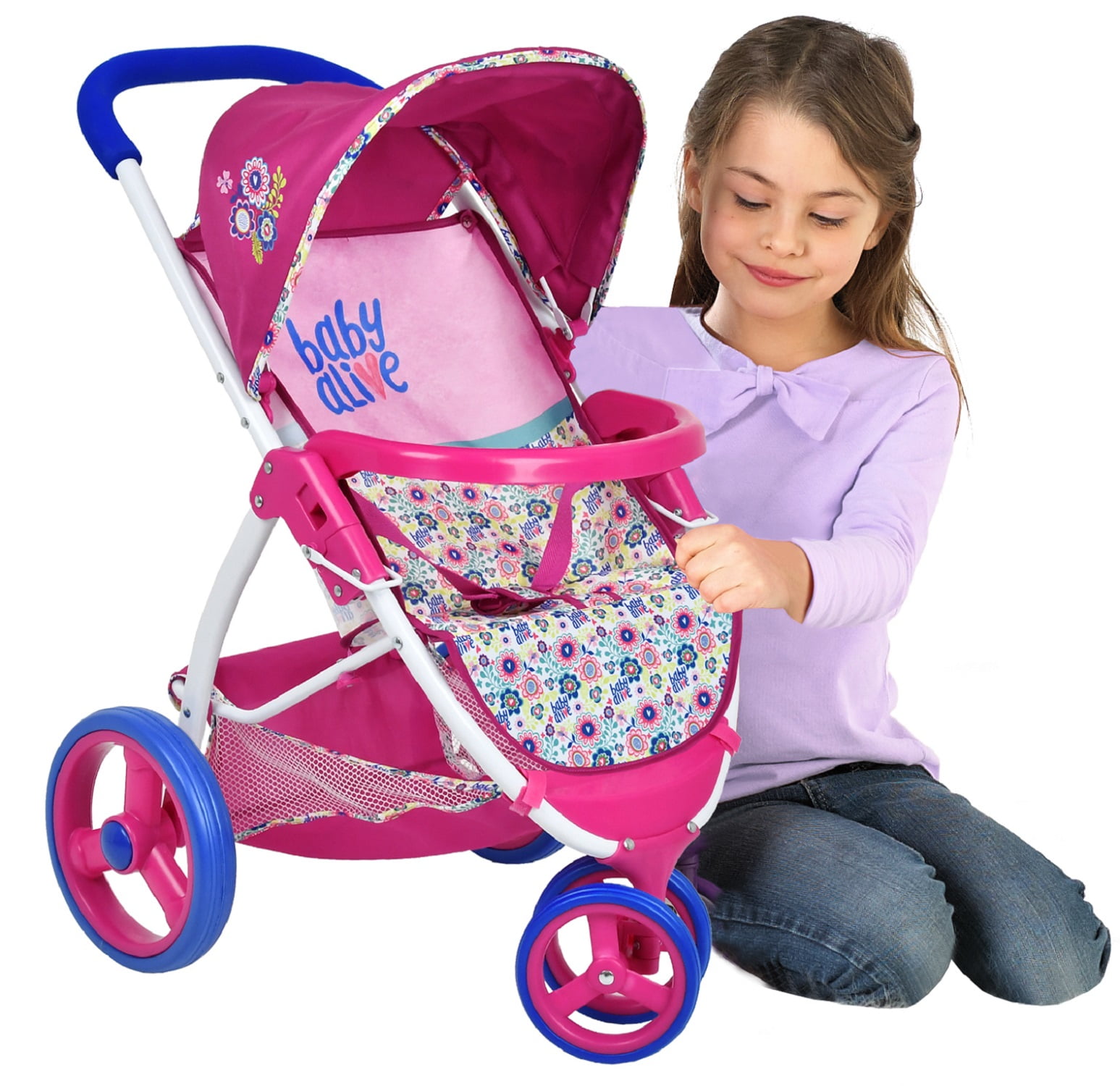 hasbro baby alive doll stroller