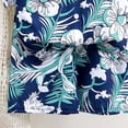 thumbnail image 5 of Karoyedx Outfit Sets for Boys 2 Piece Outfits Hawaiian Button Down Shirt and Shorts Sets Summer Beach Clothes Mint Green Size,7-8 Years, 5 of 7