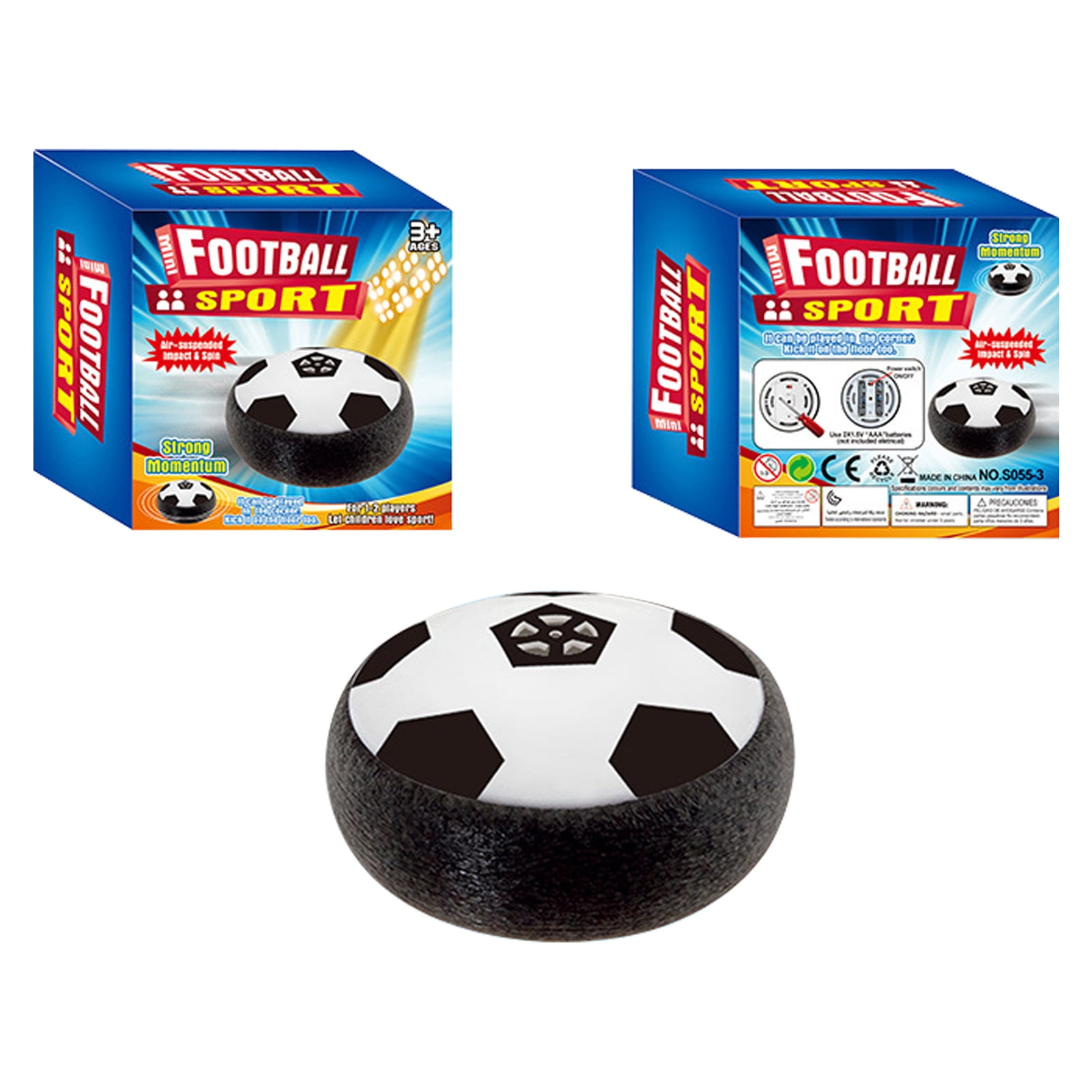  Hover Soccer Ball Christmas Stocking Stuffers for Kids Toys  Rechargeable Floating Football Set with 2 Goal Soccer LED Light Foam Bumper  Christmas Toys for Boys Girls Indoor Outdoor Sport Games 