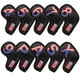 thumbnail image 4 of Cubierta de cabeza de hierros de golf shamjiam 10x PU cuero Sticky 4-9 P A S x hombres regalo Blanco, 4 of 9