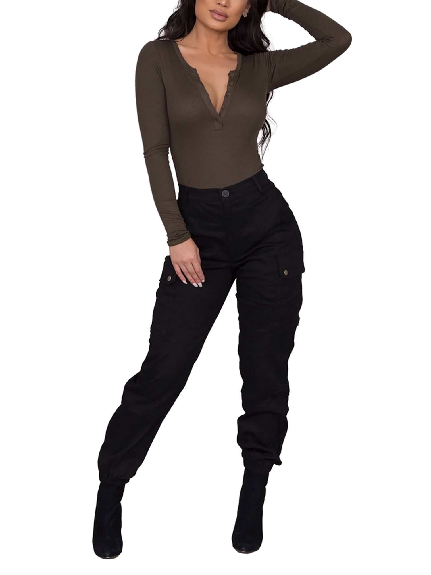 Luiryare Women Cargo Pants Pencil Pants 