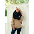 thumbnail image 3 of Londyn Infinity Soft Scarf - Loop, Circle, Eternity, All Season Can Be Monogrammed Black, 3 of 5