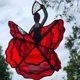thumbnail image 5 of Dama Bailando Vidrieras Spinner Al Aire Libre Colgante Decoración Decoraciones de Jardín Viento Spinner Ouddoor Mariposa B, 5 of 5