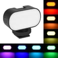 thumbnail image 1 of Led RGB Mini LED Video Light RGB Vlog Fill Light 7 Color Lights CRI95+ Built-in Lithium Battery with Cold Shoe Mount for Smartphone Action Camera Vlog Live Streaming, 1 of 7