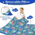 thumbnail image 3 of Pioneer Flower Floral Print Pattern Toddler Nap Mats for Kids Preschool,Sleeping Mat Bag or Kids,Toddler Sleeping Bag,Toddler Nap Mat or Daycare, 3 of 6