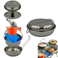 thumbnail image 1 of Pot de Capsulage Extérieur en Acier Inoxydable Tout-en-un Kit Portable de Voyage, 1 of 7