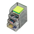 thumbnail image 5 of Mind Reader Desktop Accessory Storage, Paper Binder Clip Basket, Workspace, Metal, Silver, 5 of 8
