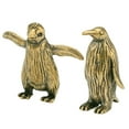 thumbnail image 6 of 2PCS Brass Penguin Figurine Small Statue Home Ornaments Animal Figurines Gift, 6 of 9