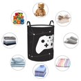 thumbnail image 2 of DouZhe Waterproof Collapsible Large Laundry Baskets, Graffiti Game Controller Prints Circular Hamper with Handles, 2 of 7