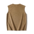 thumbnail image 2 of Cmfcve Men's Oversized Sleeveless Tank Top Crew Neck Casual Muscle Shirt for Big & Tall Soild Basic Dry Fit Activewear for Gym Workout Training Running, 2 of 5