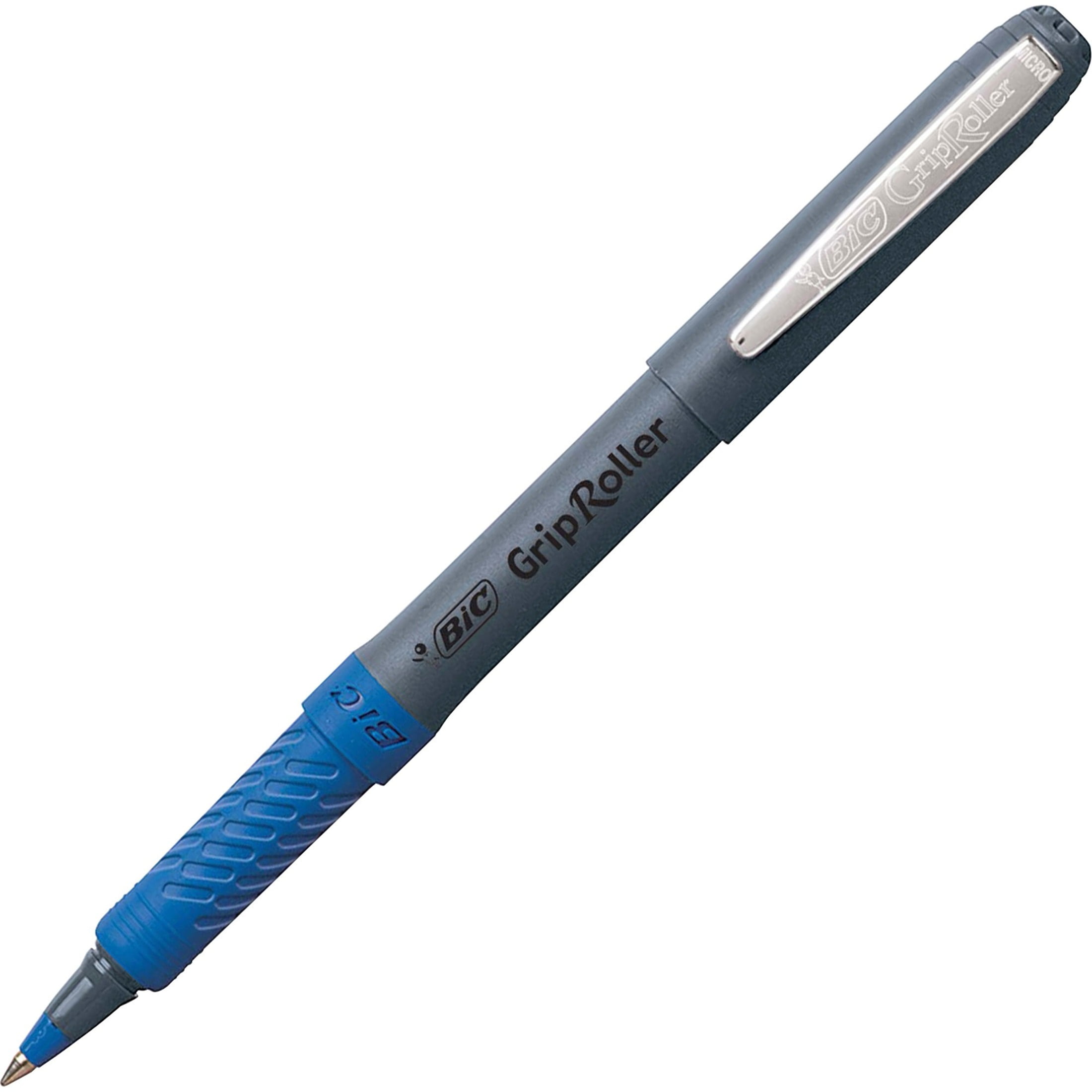 Sceptisch Ja negatief BIC Roller Glide Grip Fine Point Roller Ball Pen(0.7 mm), Blue, 12-Count -  Walmart.com