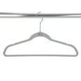thumbnail image 3 of Simplify Kid's Velvet Clothing Hangers with Gaming Controller Icon, 25 Pack, Light Grey, 3 of 8