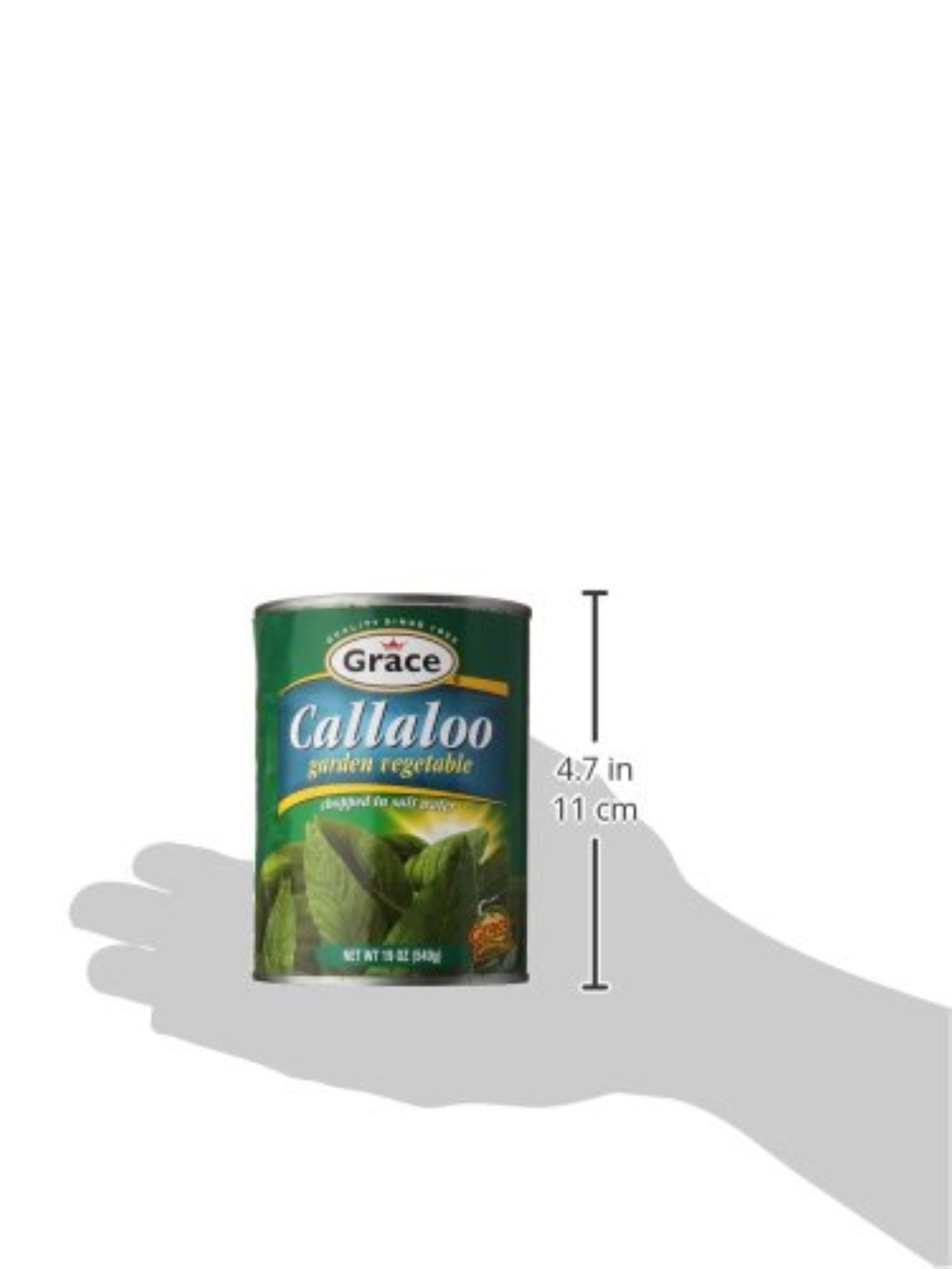 Grace Callaloo - Jamaica's Staple Garden Vegetable 19oz Can (3 Pk)