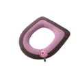 thumbnail image 2 of Cubreasiento de Inodoro Lavable, Cojín Suave, Alfombrilla Calefactable, Protector con Fibra de Poliéster, 42 x 37 cm para Baño, Aseo, 2 of 3