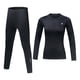 thumbnail image 3 of Conjunto de ropa interior térmica para hombre y mujer, con forro polar en la parte e inferior, cálidos y largos trajes deportivos de invierno XXXL Macarena Ropa interior térmica de esquí de invierno, 3 of 8