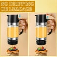 thumbnail image 3 of Dsseng Glass Honey Dispenser Pot 300ml Easy Refill Syrup Dispenser Jar with Handle and Spoon Honey Jar Clear Maple Syrup Dispenser  Drip Honey Container Pot for Honey Syrup, 3 of 10