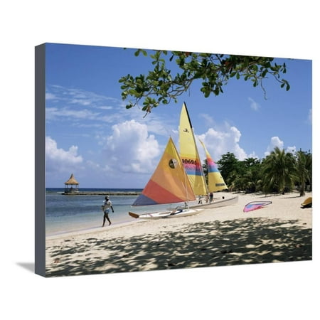 Half Moon Club, Montego Bay, Jamaica, West Indies, Caribbean, Central America Stretched Canvas Print Wall Art By Robert