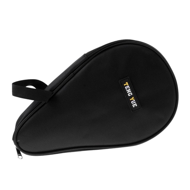 Portable Table Tennis Racket Case Container Bag - Racket with Carrying Black