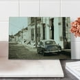 thumbnail image 2 of Vintage Car Cutting Board, Old AmericCar in the Colonial Streets of Trinidad in Cuba Historical Picture, Decorative Tempered Glass Cutting and Serving Board, Small Size, Beige, by Ambesonne, 2 of 5