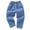 D, variant on EnJoCho Simple Baby Girl Children Baby Boy Girl Cartoon Hole Denim Long Pants Elastic Waist Jeans Clothes Kids Clothes Clearance 12-18 Months