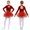 Red, variant on Kids Girls Sequin Leotard Ballet Tutu Dress Lyrical Ballerina Outfit Modern Ballroom Dance Costume Red 10