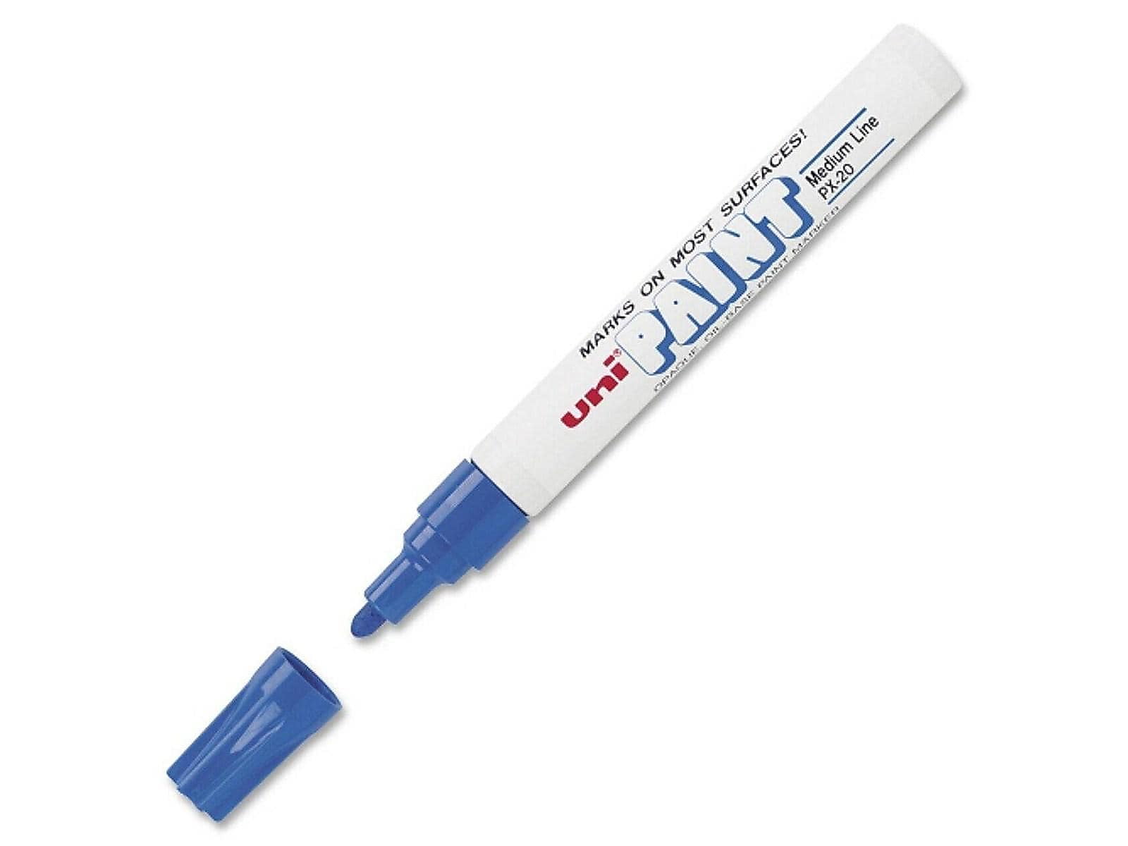 Uni Paint Marker, Bullet Point, Blue 63603DZ