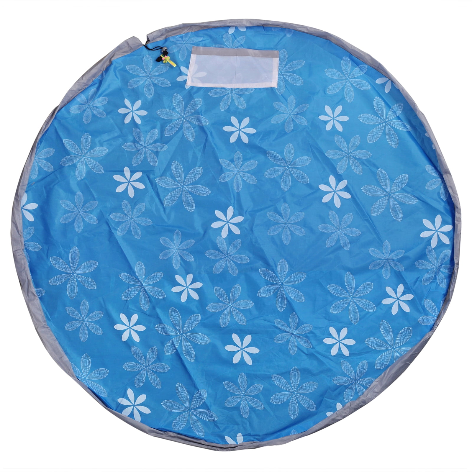 Eklead Toy Storage Bag Blue Large Tidy Bag Kids Rug Portable Kids Toys Organizer Storage Drawstring Bag Children Play Mat 150cm