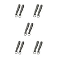 thumbnail image 1 of Ganchos en U Inteprter 2 piezas llaveros bricolaje manualidades Negro mate Type2 NO2, 1 of 6