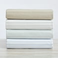 thumbnail image 5 of Great Bay Home Striped Microfiber Wrinkle Resistant Sheet Set  (Full, Taupe), 5 of 7
