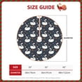 thumbnail image 2 of Sikiie Swan And Flowers1 Nativity Christmas Tree Skirt, Jesus Christian Winter Holiday Tree Mat Decoration(30-48IN)48", 2 of 6