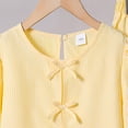 thumbnail image 5 of Hessimy Warm Long-Sleeve PJ Sets for Girls and Boys Comfy, Funny Kids' Pajama Sets fall+pajamas+Toddler Girl Boy(Yellow,8-9 Years), 5 of 6