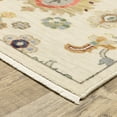 thumbnail image 3 of Oriental Weavers Lucca Wool Blend Area Rug - 5507W - 3'3" x 5' - in Ivory/ Multi - Vintage Inspired, Wool Blend, Entrway, Bedroom Rug, 3 of 3