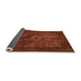 thumbnail image 2 of Ahgly Company Indoor Square Abstract Orange Modern Area Rugs, 7' Square, 2 of 4