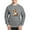 Graphite Gray, variant on CafePress - Kiniart Fox Sweatshirt - Crew Neck Sweatshirt