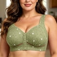 thumbnail image 7 of Bixock Plus Size Bra for Women No Underwire Wireless Bra Mesh Splicing Thin Cups Thin Straps Lift Support Breathable Summer Daily Women Under Wear, 7 of 7