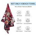 thumbnail image 3 of Hazbin Hotel Microfiber Beach Towel Soft Absorbent Quick-Dry Bath Towels 130x80cm for Kids And Adults for Bathroom Shower,Guests,Pool Swimming,Gym,Camp,Travel, 3 of 8