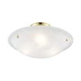 thumbnail image 5 of Livex Lighting Oasis Ceiling Mount in Polished Brass, 5 of 10