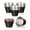 Black-2.5OZ, variant on Fit Meal Prep [24 Pack 4 oz Stainless Steel Sauce Cups - Matte Black Individual Round Condiments Ramekins, Commercial Grade Safe/Portion Dipping Sauce Kitchen Set