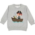 thumbnail image 2 of Inktastic Pirate Boy and Parrot Toddler Sweatshirt, 2 of 4