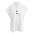 thumbnail image 7 of Womens Summer Tops, Womens Shirts, Stylish Loose Fit Women Shirts Ideal for Everyday Wear Comfortable and for Summer Outfits Versatile for Casual and Looks Easy Care Options Available, 7 of 7