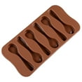 thumbnail image 3 of Food Grade Silicone Spoon - Reusable Baking Tool for Chocolate, Candy, Jelly, Soap, and Cake Molding - Temperature Resistant from -40℃ to 230℃ - Safe for Oven, Microwave, Dishwasher Brown, 3 of 5